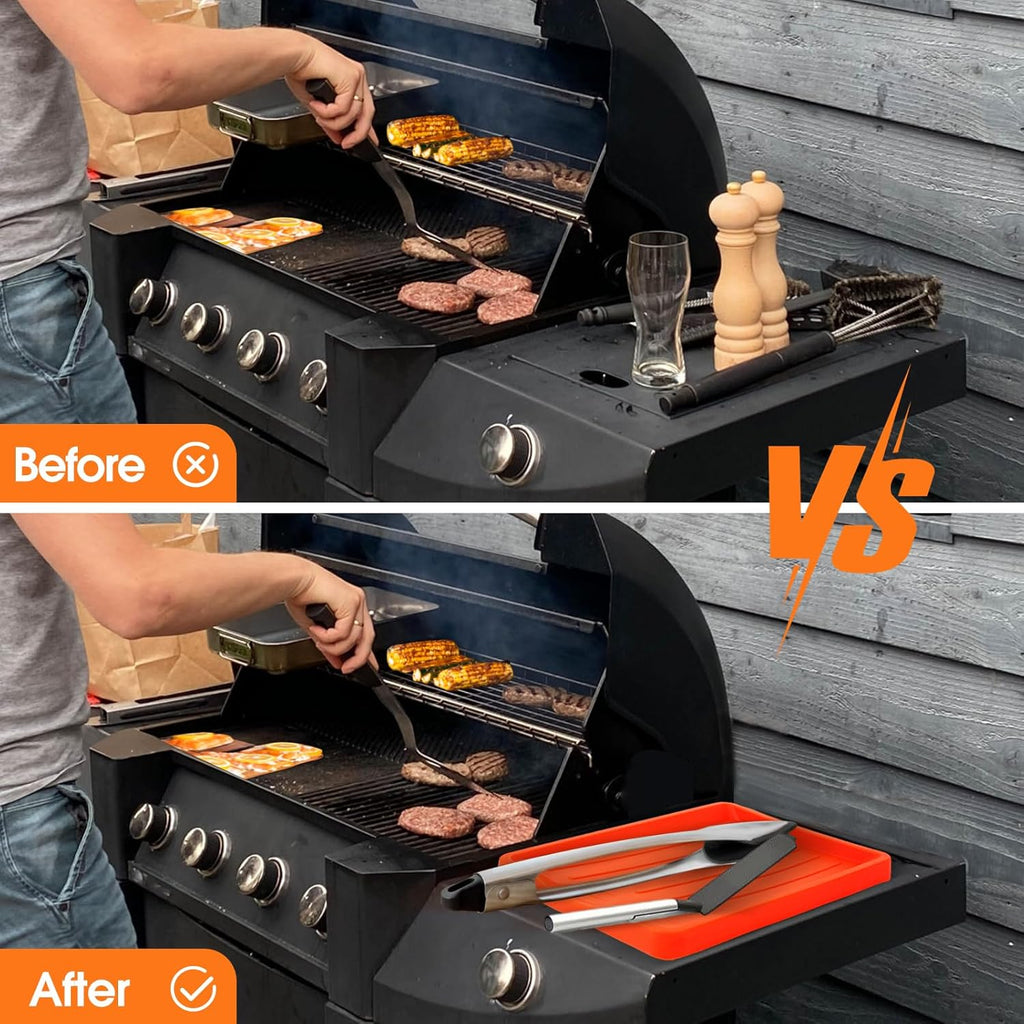 Blackstone Griddle Cleaning Kit - 18-Piece Flat Top Grill Accessories Set with Scraper & Heat-Resistant Spatula