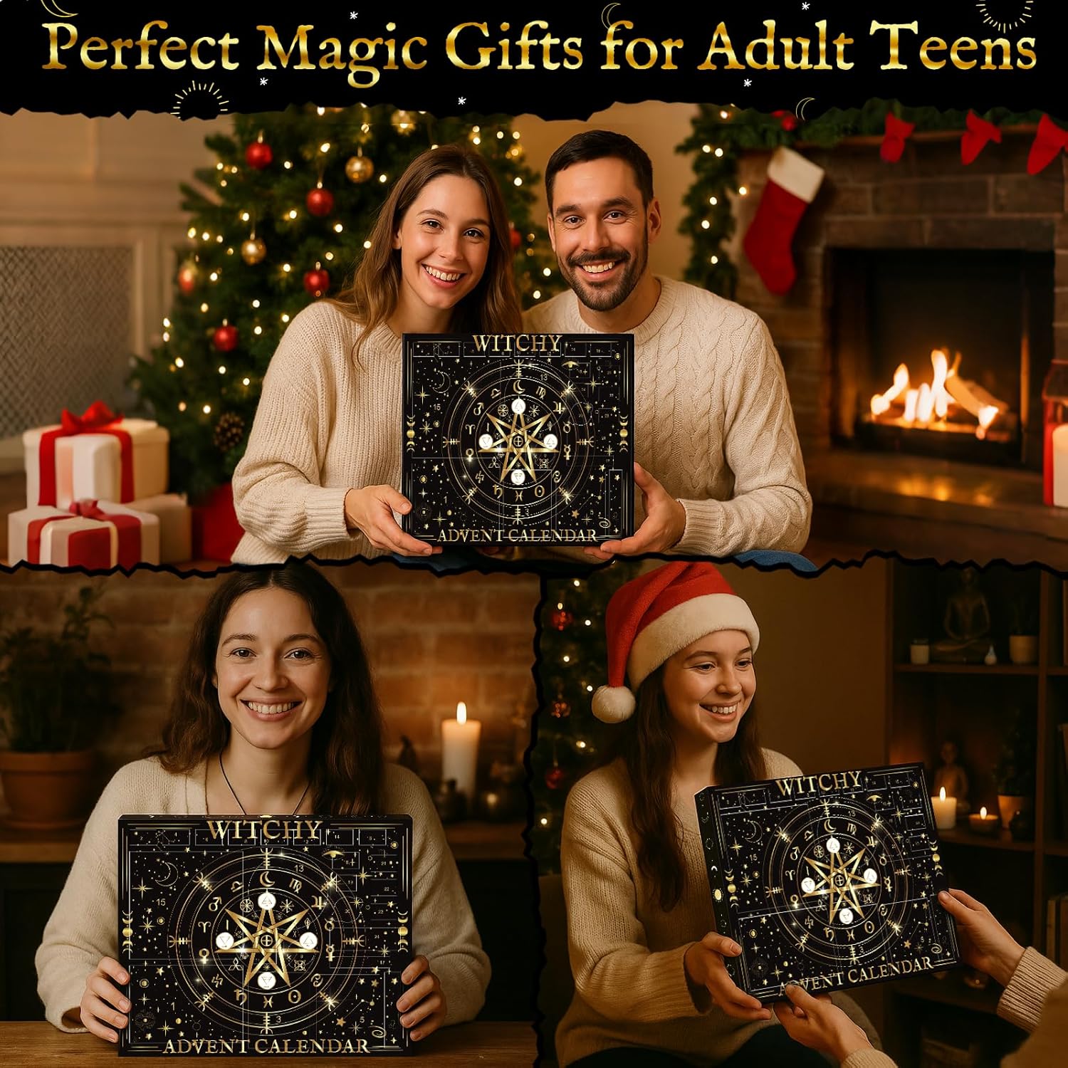 Skiennix Witchcraft Supplies Advent Calendar - Magical Tools, Crystals & Healing Candles for Women & Teens