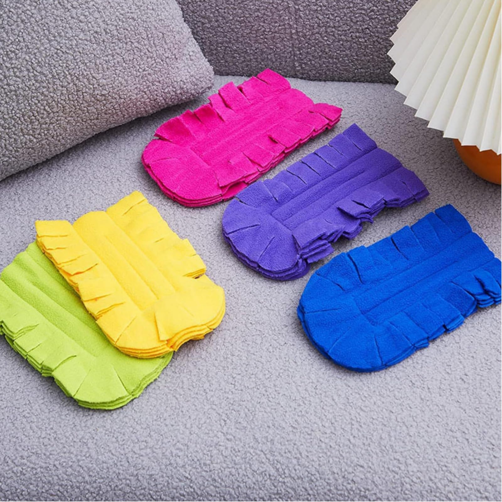 WRINGKIT 15 Pieces Reusable Duster Refill, 360° Heavy Duty Fleece Duster Pads Refills, Washable Hand Dusters Pads for Cleaning Ceiling, Fan Hardwoods Window Kitchen Floor
