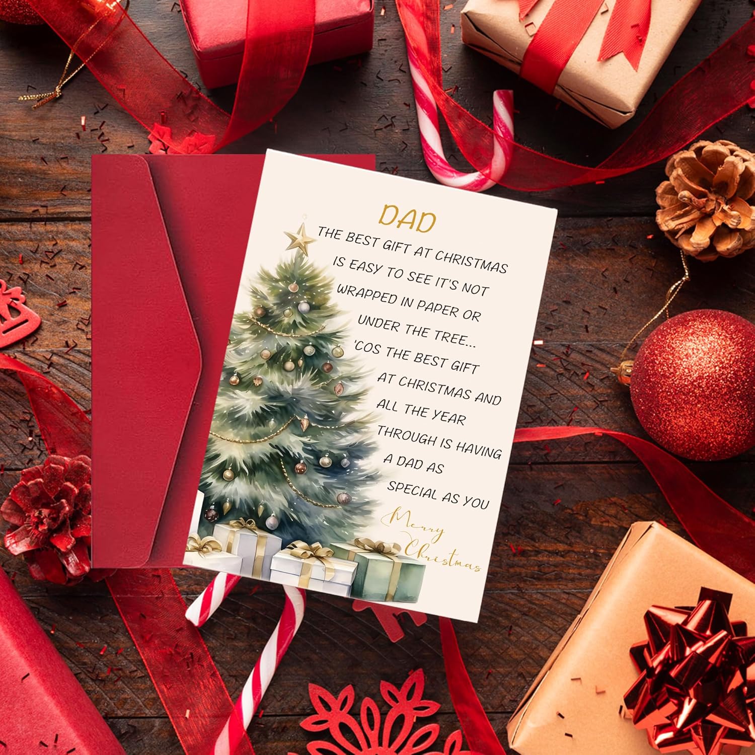 Regine Switzerland Merry Christmas Cards for Son - Heartwarming Holiday Greeting with Envelope