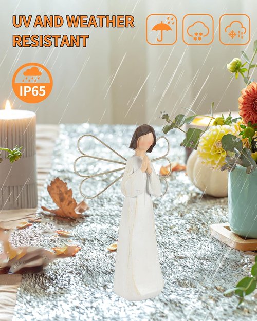 iStatue Realistic Faceless Angel Figure - 8'' Hand-Painted Resin Ornament | Beautiful Gift for Women & Girls