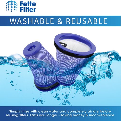 Fette Filter - 967371-01 Replacement Vacuum Filter Compatible with Dyson Big Ball Cylinder Vacuum Cleaner Pre Motor Filter Models CY18 CY22 CY23 CY24 CY25 DY75 DY77 DY78 2 QTY - Part # 967371-01
