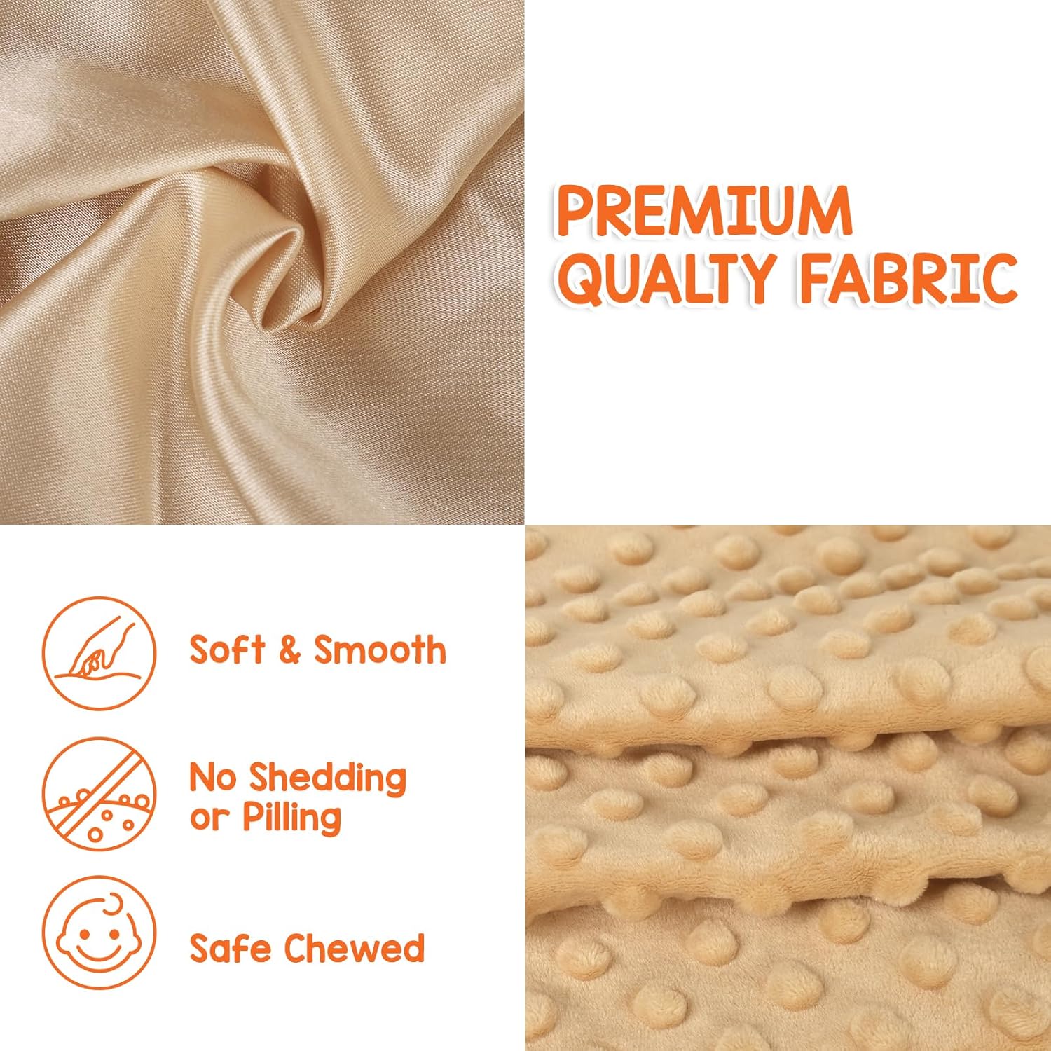 Skiennix Baby Dog Security Blanket - Soft Puppy Lovey Toy for Boys & Girls | 16-Inch Brown Snuggle Gift