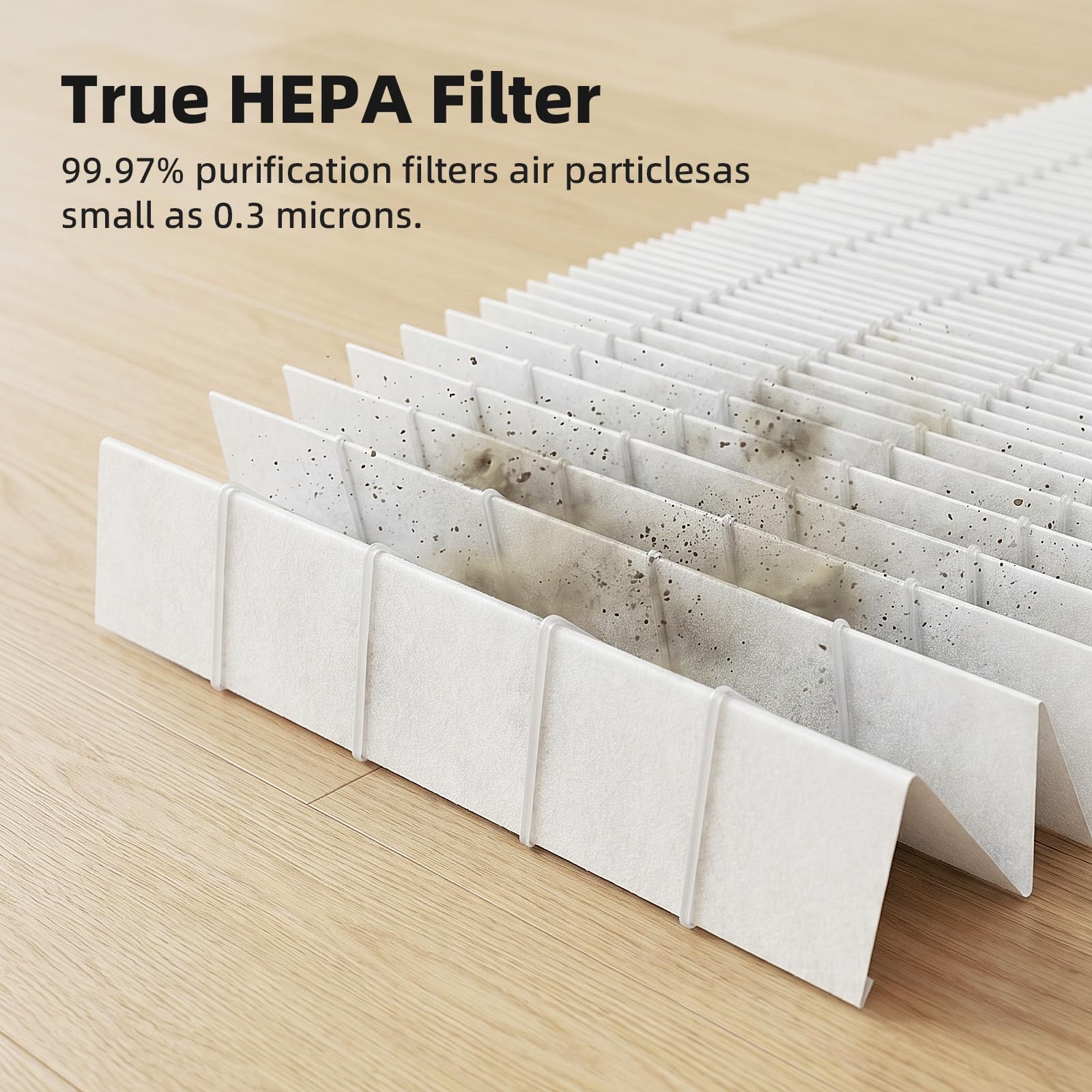 FMDZFL ZQA-4000C Replacement Filter Compatible with VNIUP/ADTARK/Hopmirth ZQA-4000C and Fancybark ZQA-4000A Air Purifier, 3-in-1 HEPA 14 Filtration System, 2-Pack