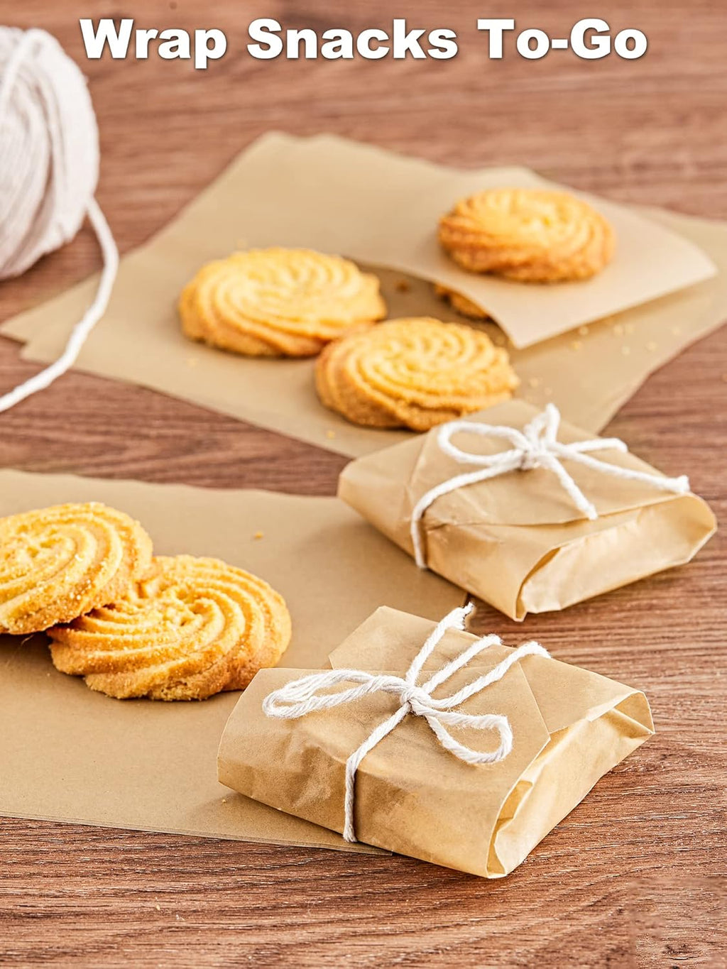 SMARTAKE Wax Paper - 6 x 6 Inches Non-Stick Hamburger Patty Paper | 1000 Pcs for Food Wrapping, Parties & Picnics