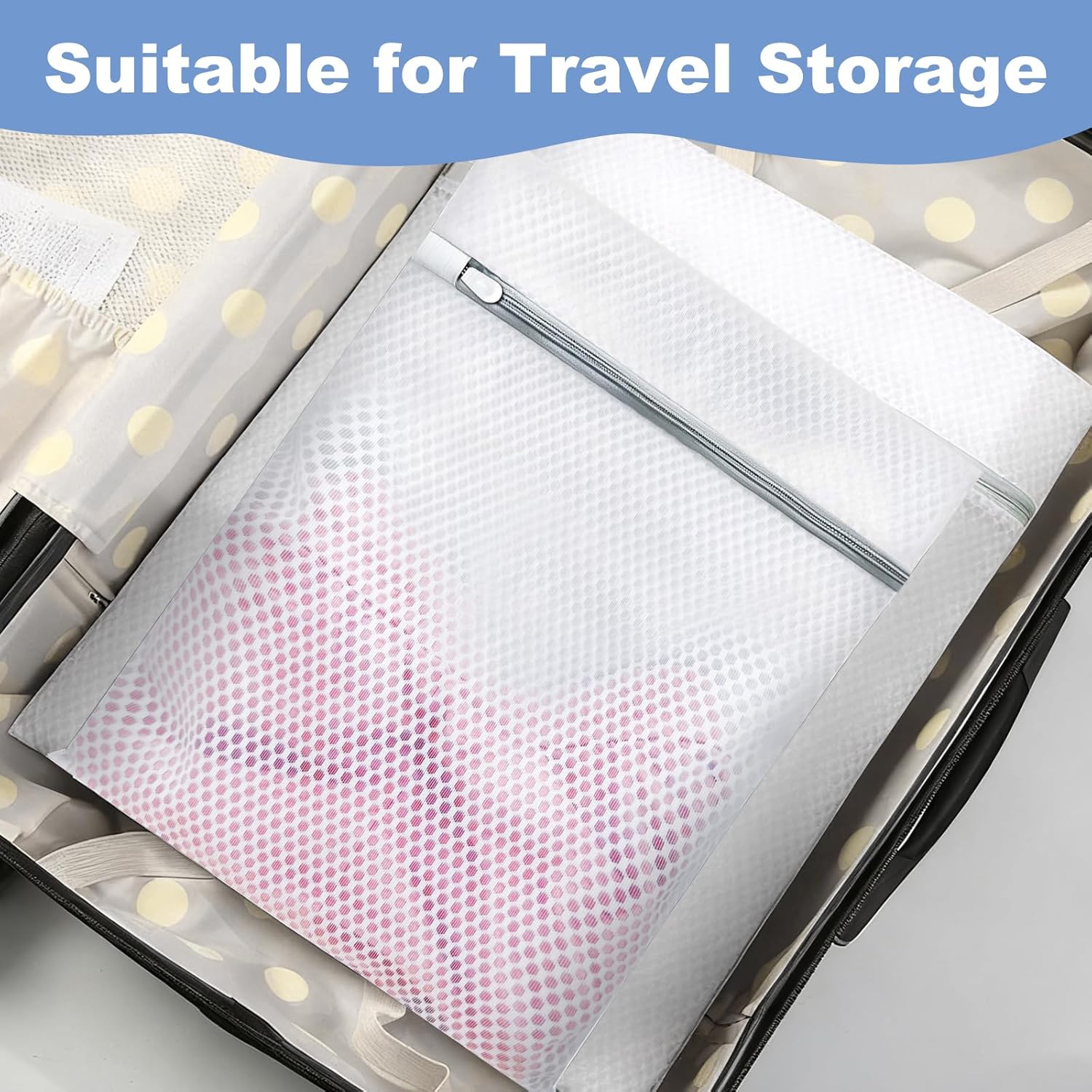Mesh Laundry Bags by [Brand Name] - Extra Durable Wash Bags for Delicates | 12 x 16 in, 4-Pack