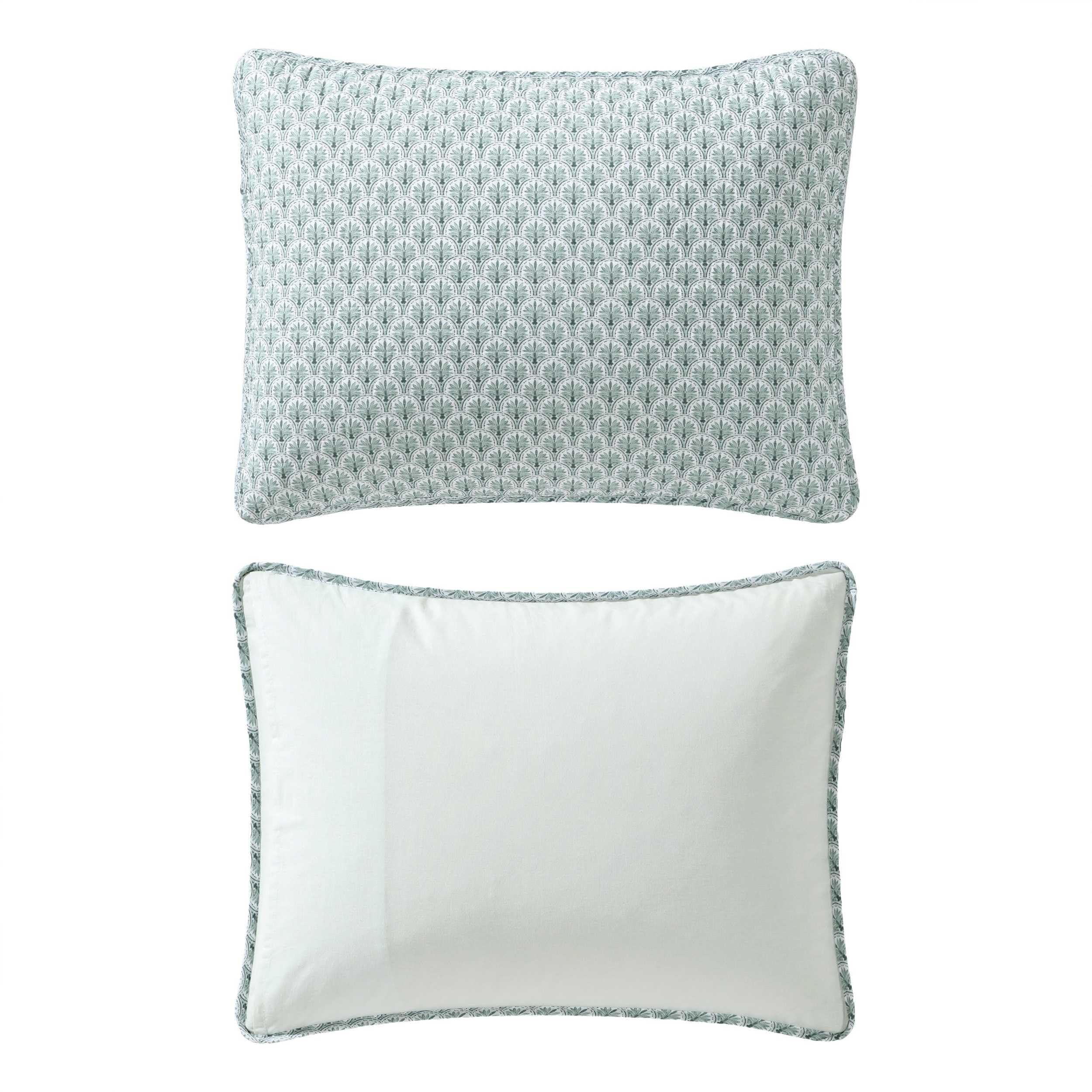 Tommy Bahama - Full/Queen Quilt Set, Super Soft Cotton Bedding with Matching Sham(s), Super Soft, Oeko-Tex Certified (Coastal Batik Green, Full/Queen)