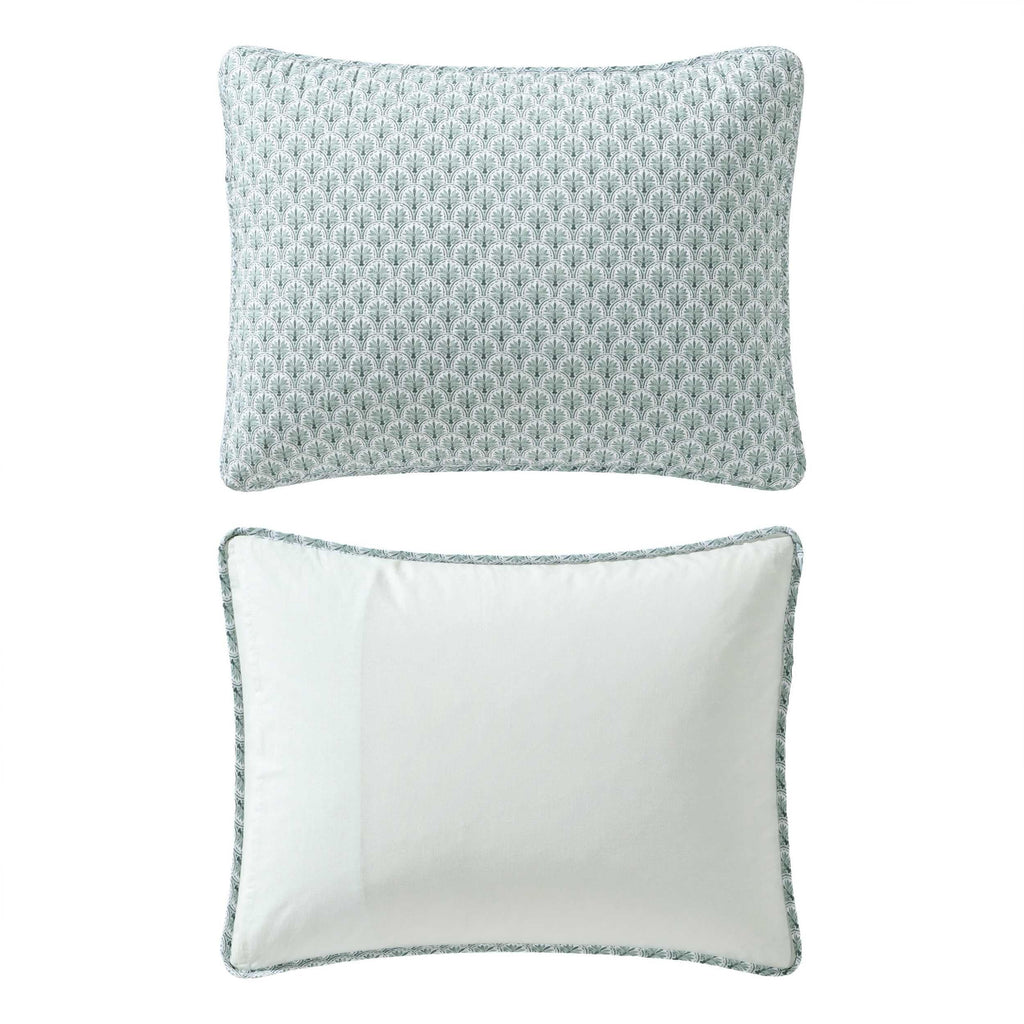 Tommy Bahama - Full/Queen Quilt Set, Super Soft Cotton Bedding with Matching Sham(s), Super Soft, Oeko-Tex Certified (Coastal Batik Green, Full/Queen)