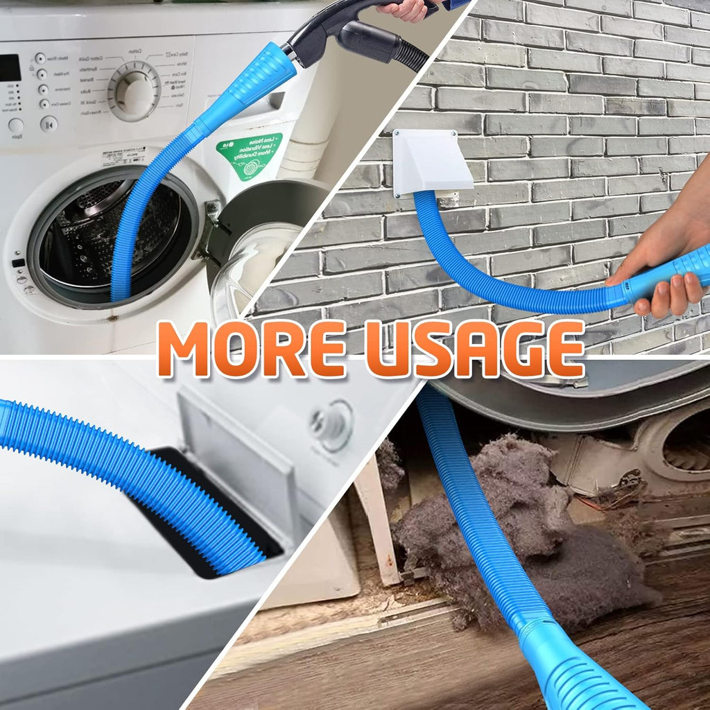 Sealegend Dryer Vent Cleaner Kit - 2-Piece Lint Vacuum Attachment for Effective Home Cleaning