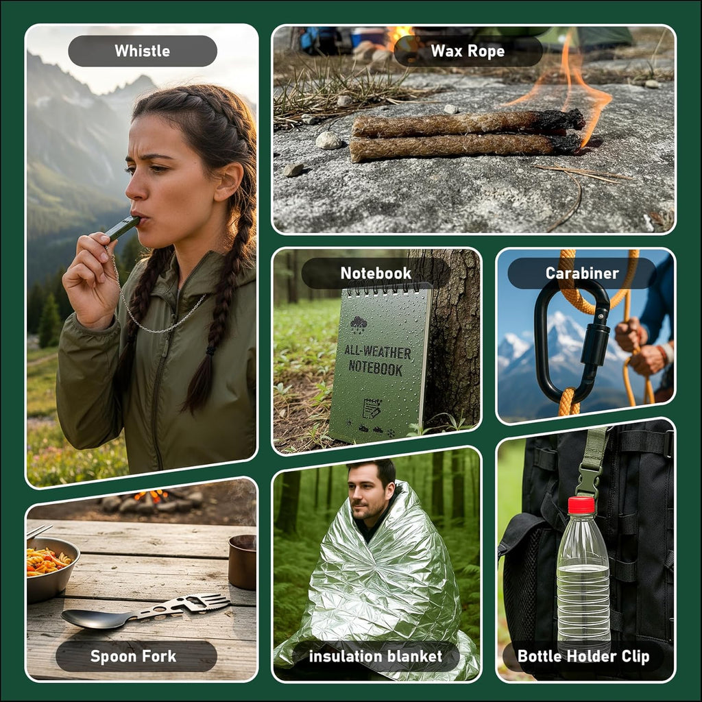 Survival Kit Advent Calendar 2026 | 24 Days of Outdoor Tools & Gear for Camping, Fishing, Hunting