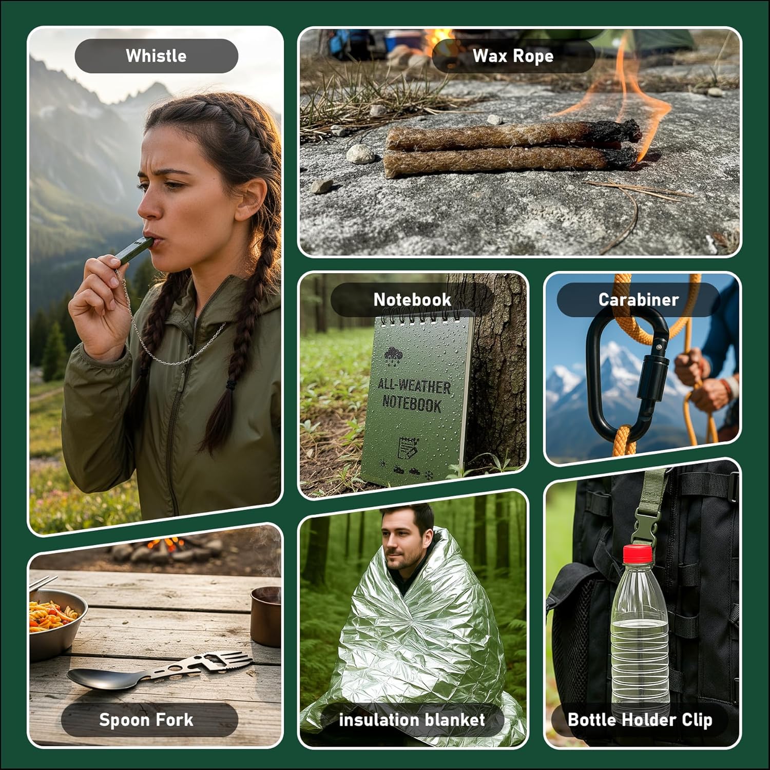 Survival Kit Advent Calendar 2026 | 24 Days of Outdoor Tools & Gear for Camping, Fishing, Hunting
