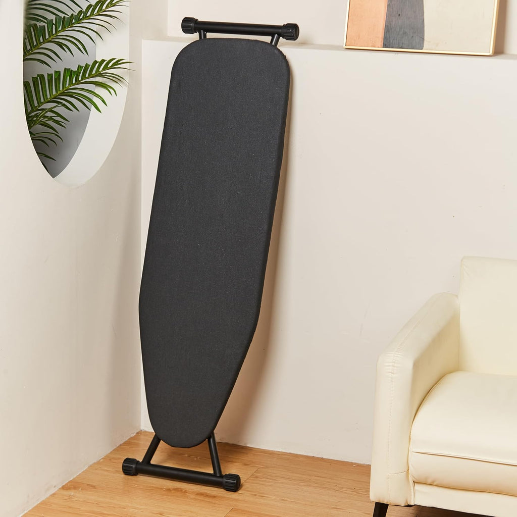 Skiennix Foldable Adjustable Height Ironing Board - Lightweight & Durable with Heat-Resistant Cover