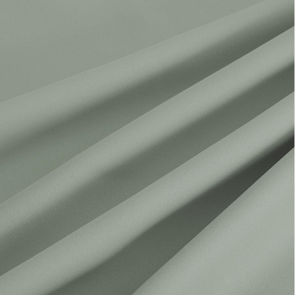 NICETOWN Room Darkening Curtains - Sage Green Drapery Panels, 52"W x 102"L for Light Control