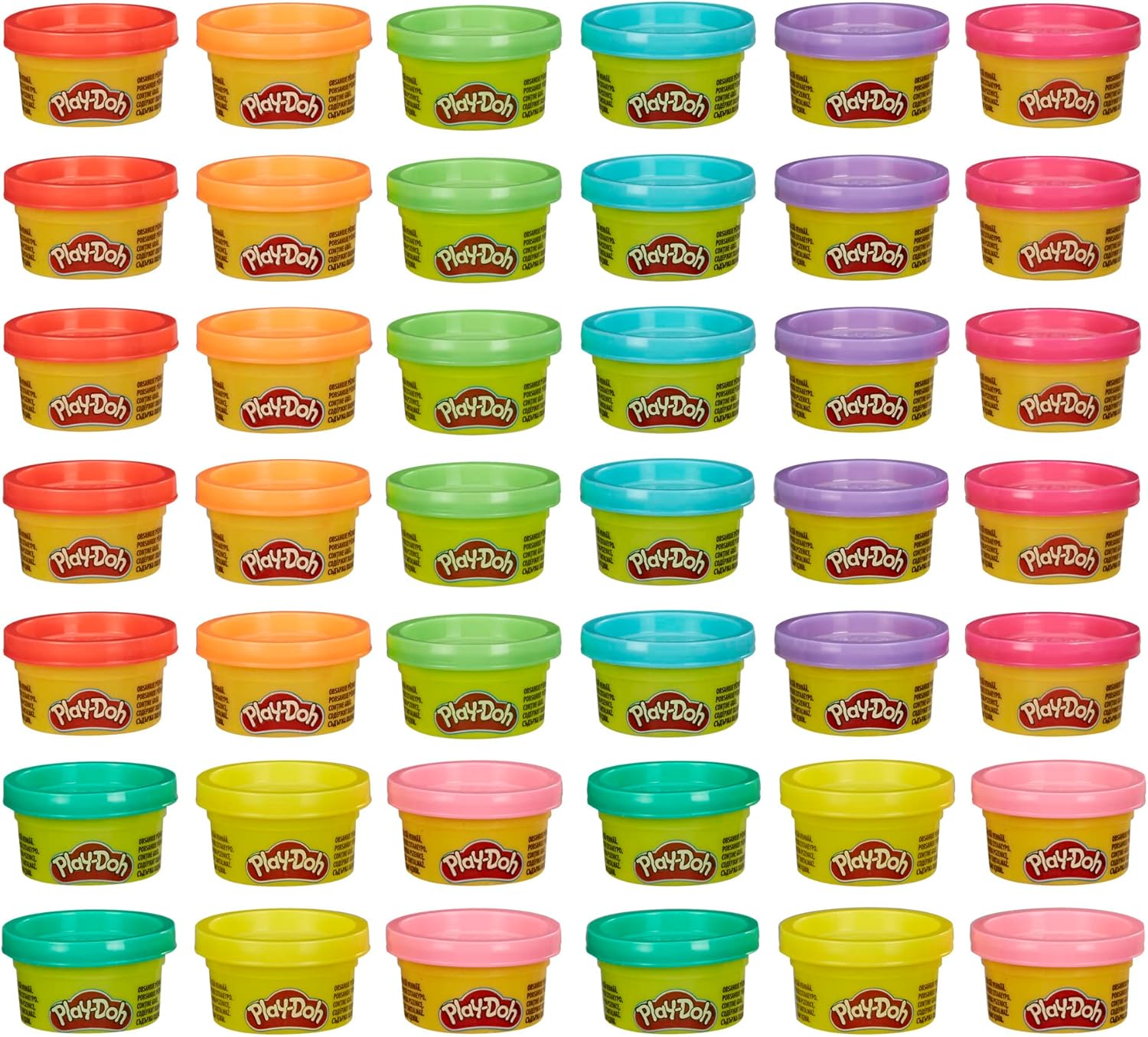 Play-Doh 42-Pack Modeling Compound Cans - Perfect Back to School Gifts & Party Favors for Kids, Ages 2+