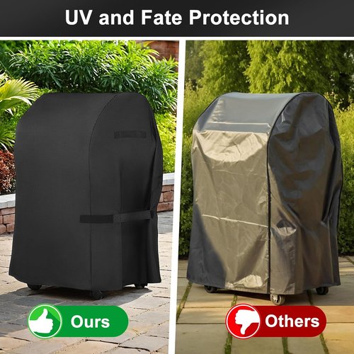 LBTING 40-Inch Heavy Duty BBQ Grill Cover - Waterproof, Windproof & UV Resistant for Most Brands