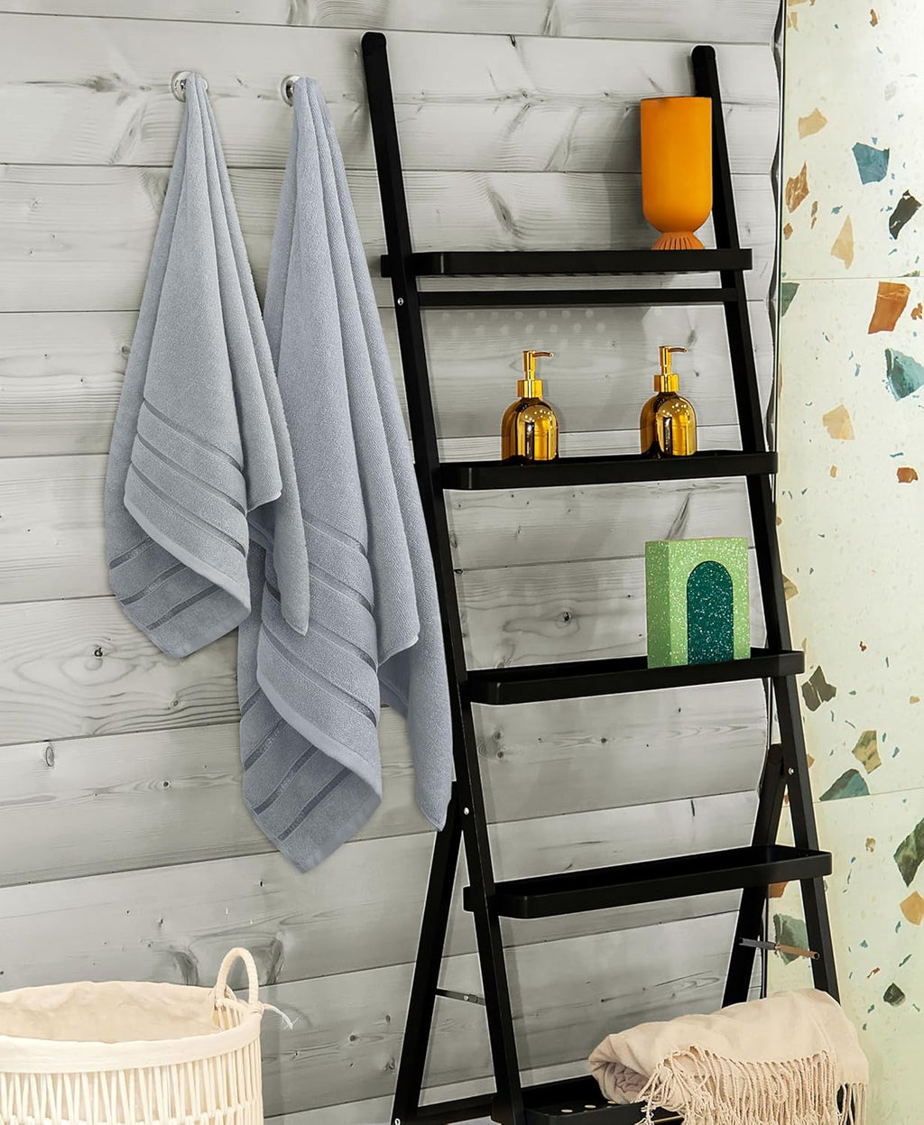 Utopia Towels Luxury 8-Piece Towel Set - Highly Absorbent 600 GSM Cotton | Cool Grey