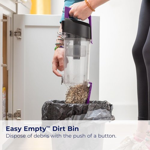 Bissell CleanView Compact Turbo Vacuum - Full-Size Power with Quick Release Wand | Ideal for Apartments & Dorms