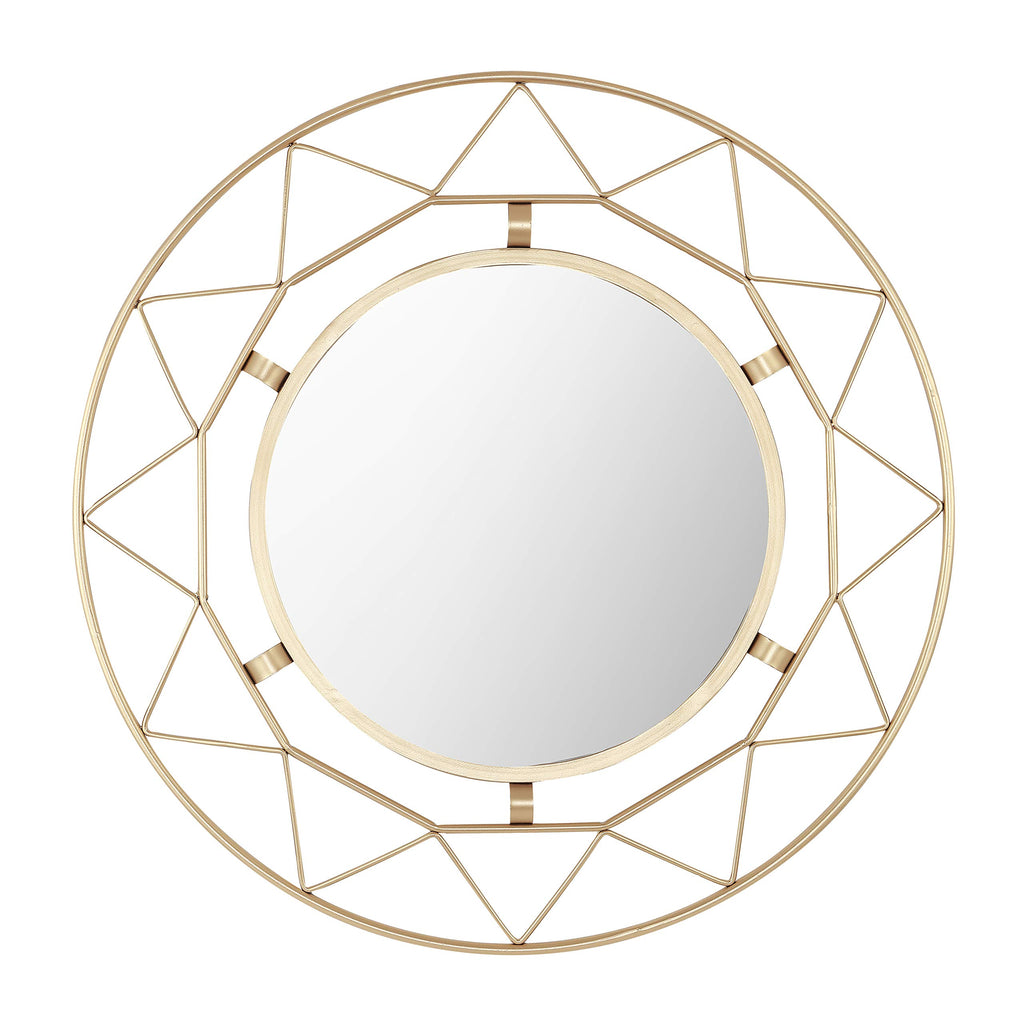 SAFAVIEH 32.9-Inch Round Cosria Wall Mirror