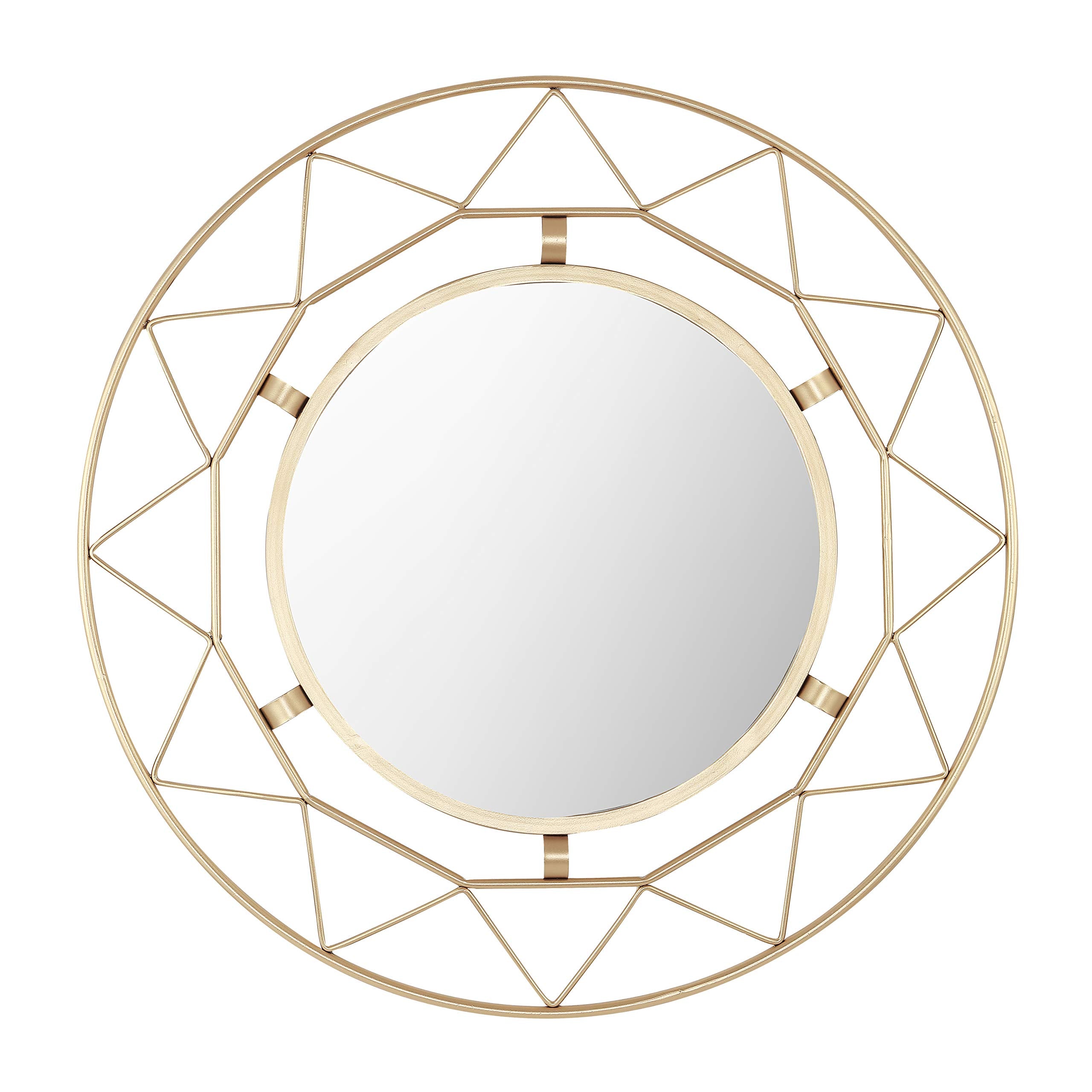 SAFAVIEH 32.9-Inch Round Cosria Wall Mirror