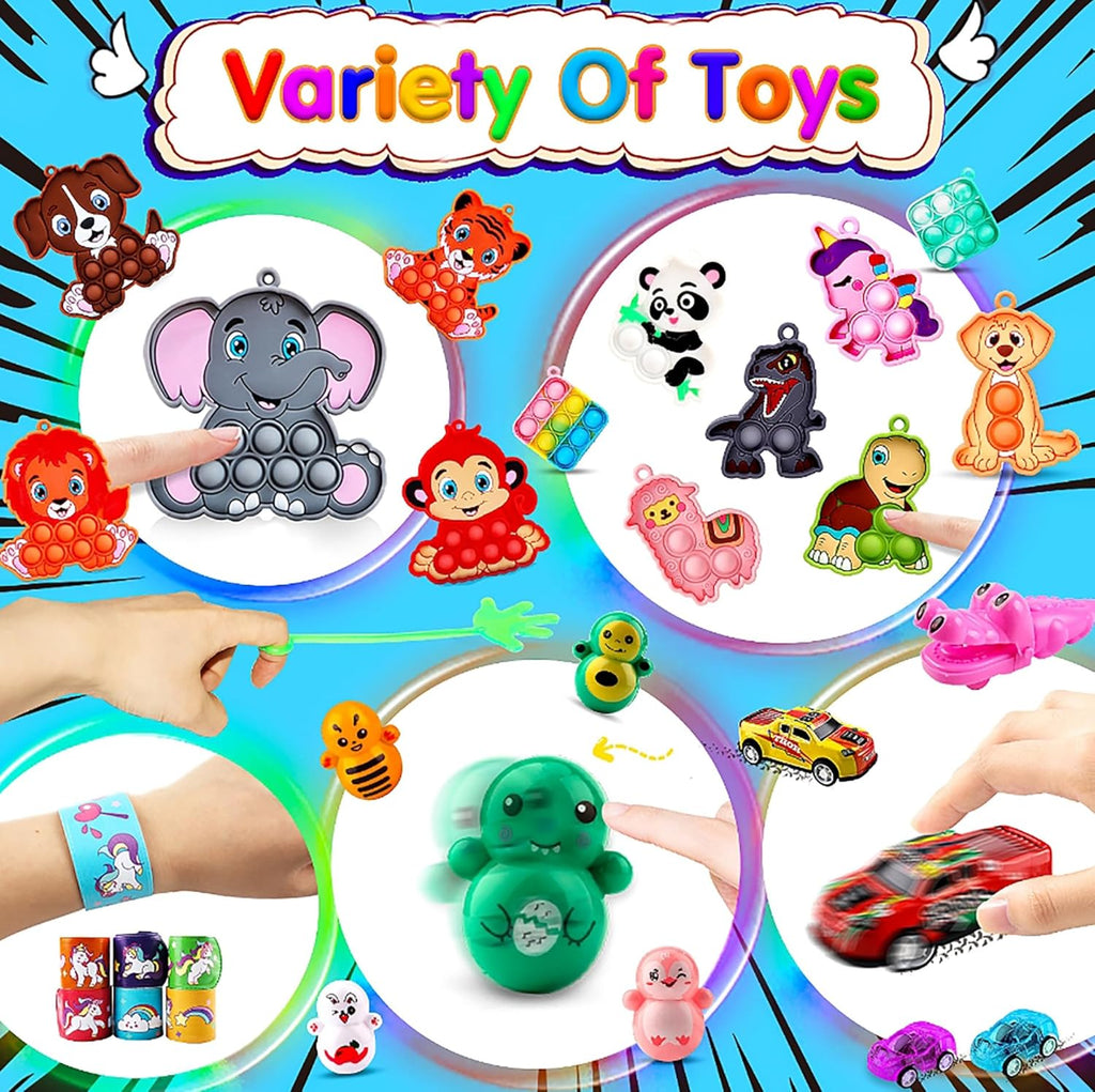 Skiennix 1000 PCS Fidget Toys Bulk - Ideal Party Favors, Classroom Prizes & Birthday Gifts