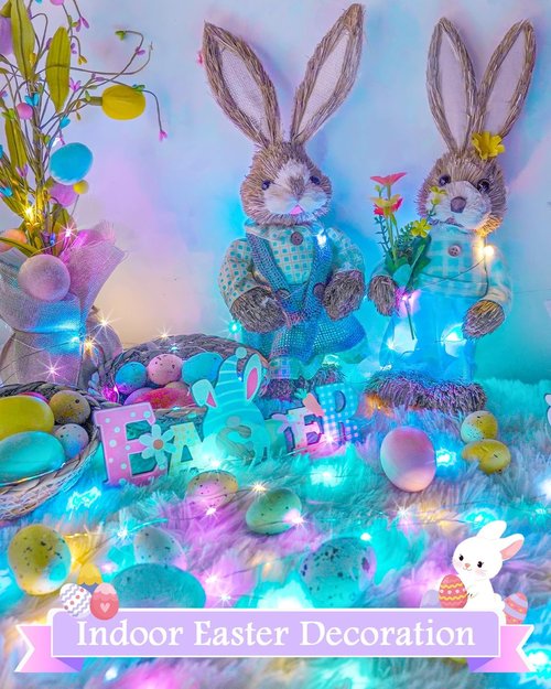60LED Easter Fairy Lights by [Brand Name] - 20FT Waterproof Twinkle String Lights | Battery Operated with Timer for Spring Decor