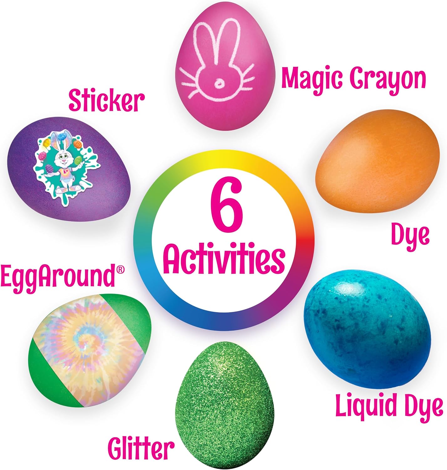 PAAS Easter Egg Decorating Bundle - Deluxe Kit & Cosmic Egg Dying Kit | Food Safe Dye for Family Fun (3 Pieces)