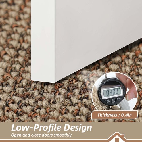 BEQHAUSE Indoor Door Mat 32" x 48", Dirt Trapper Door Mats Non-Slip Entryway Rugs Washable, Resist Dirt Absorbent Welcome Mat, Low Profile Floor Mats for Front Back Door and Entryway, Taupe