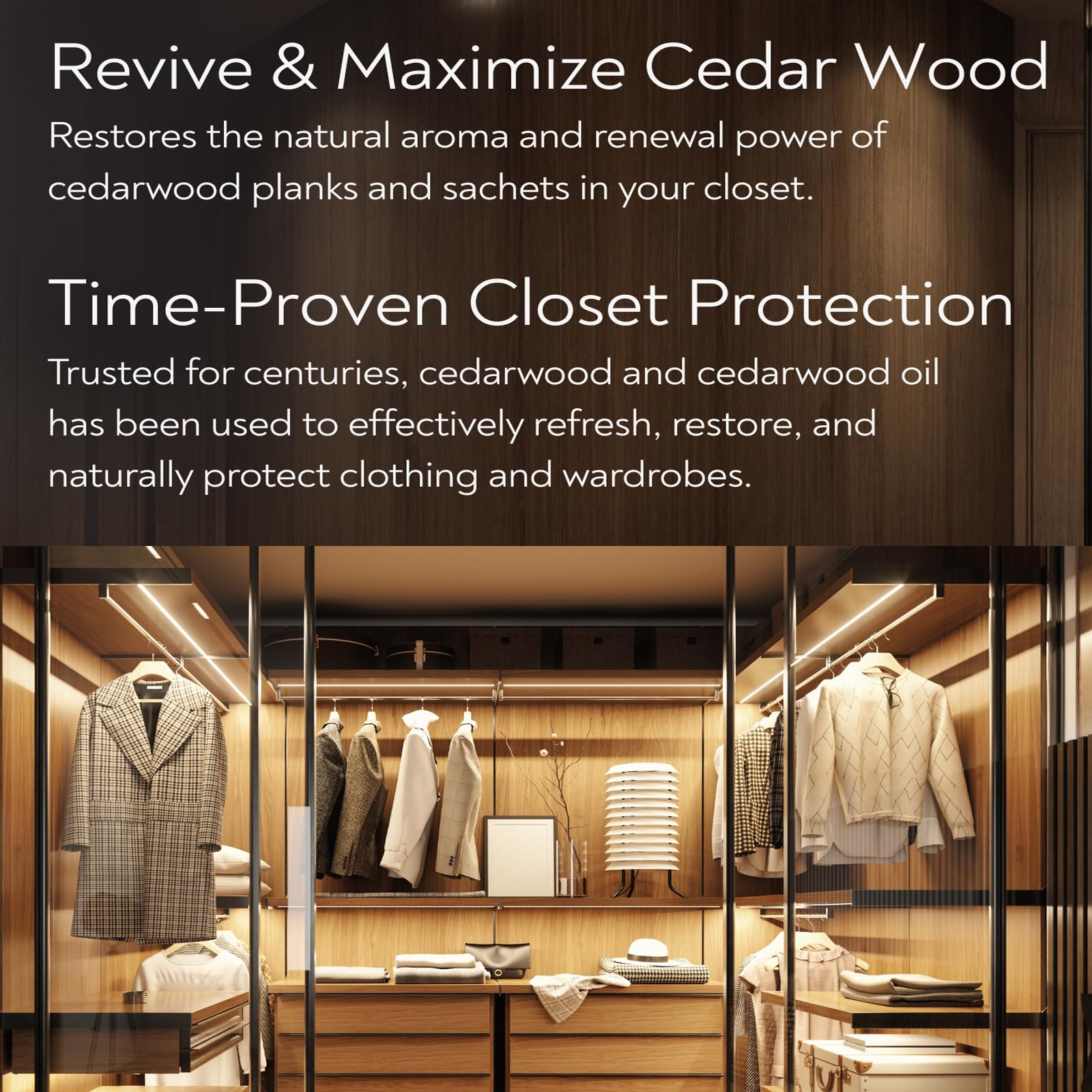 Colton's Naturals Cedar Spray w/Lavender Extract – Non-Chemical Wood Protection – Cedar Wood Scent – Restores Scent Closets & Drawers (32 oz)