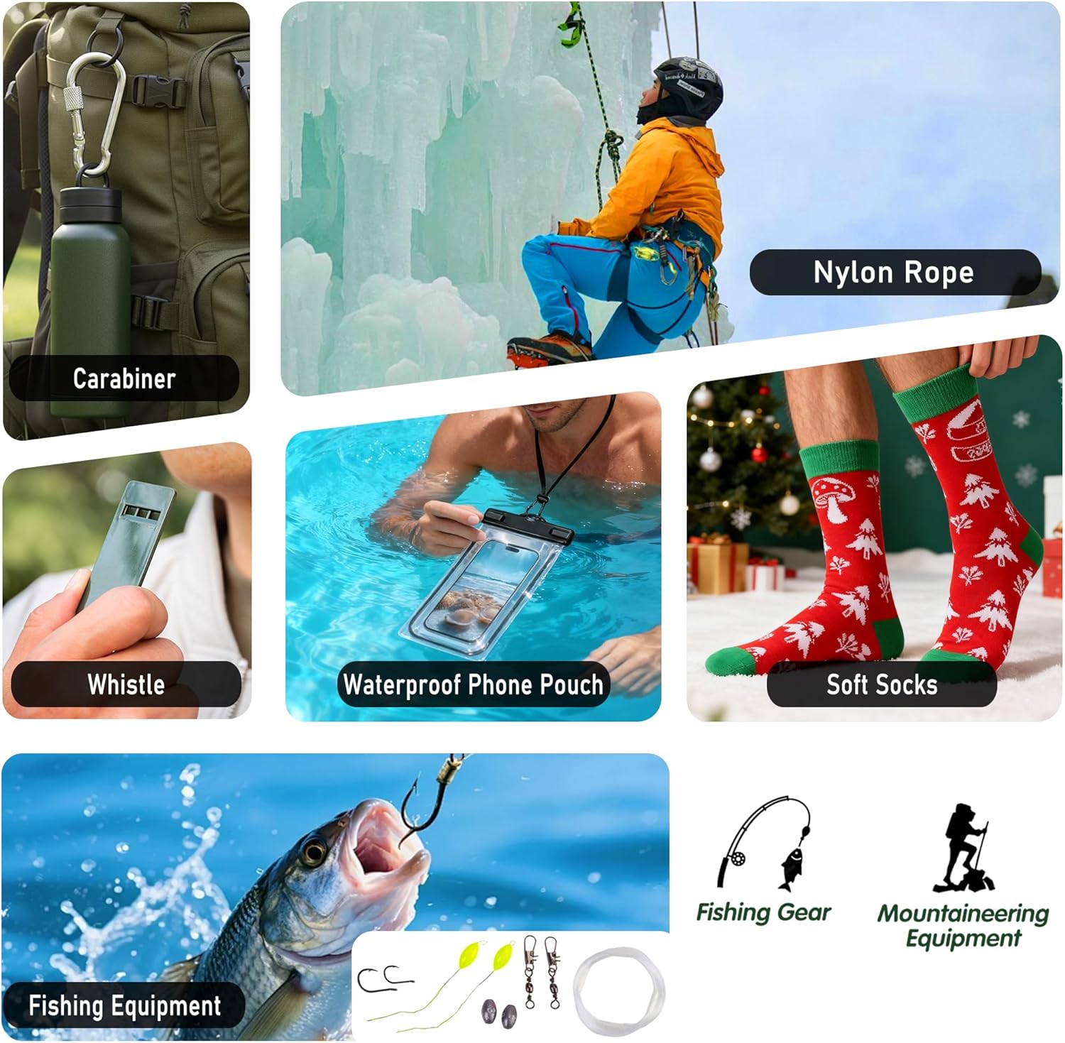 Skiennix Survival Kit - Ultimate Christmas Gift for Teens, Men & Outdoor Adventurers | Perfect for Campers & Hunters