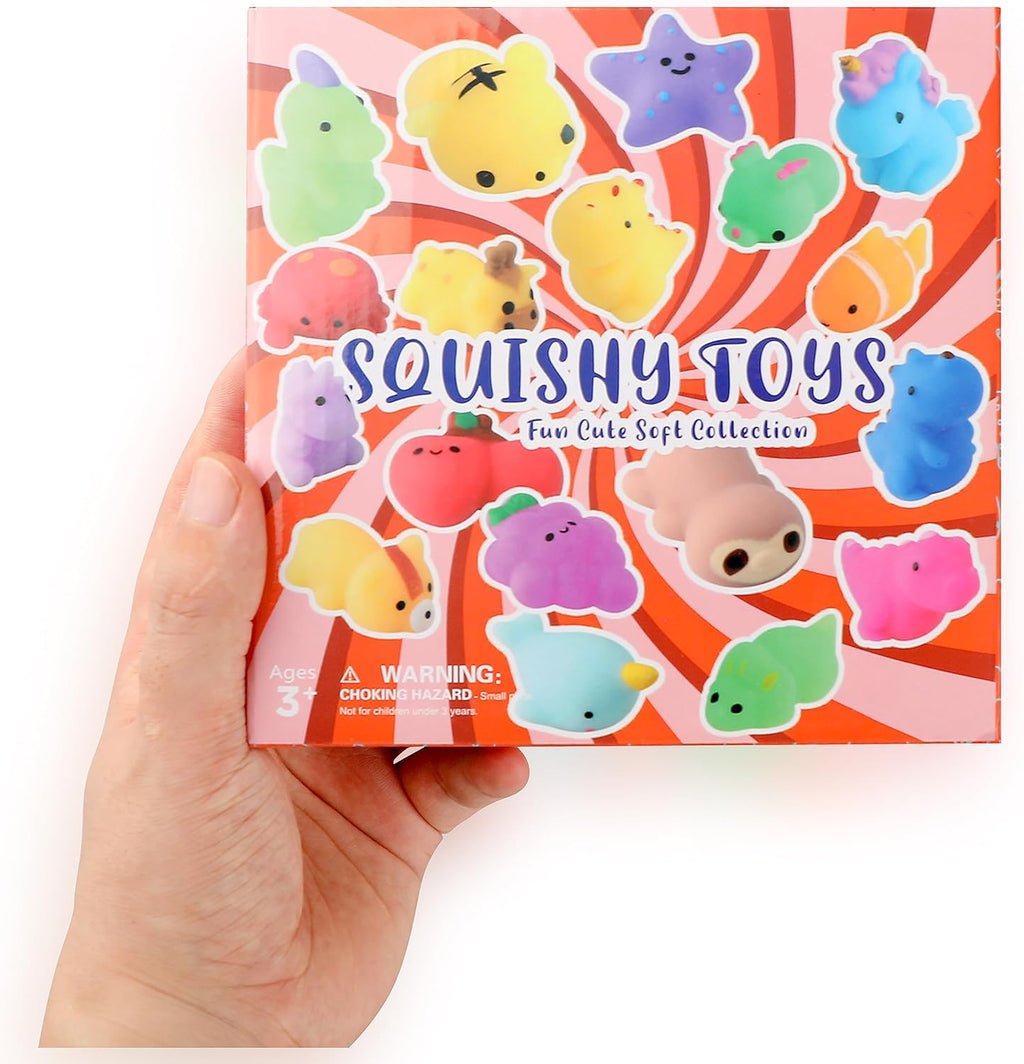 Nobasco Squishies - 26 Pack Kawaii Cat Mochi Squishy Toys | Slow Rising Stress Relievers for Parties & Gifts