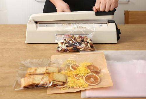 Impulse Sealer 16 inch Manual Heat Sealer Machine with Adjustable Heating Mode, ABS Shrink Wrap Bag Sealers for Plastic PE PP Bags, Portable Poly Bag Sealing Machine with Extra Replace Kit (white)