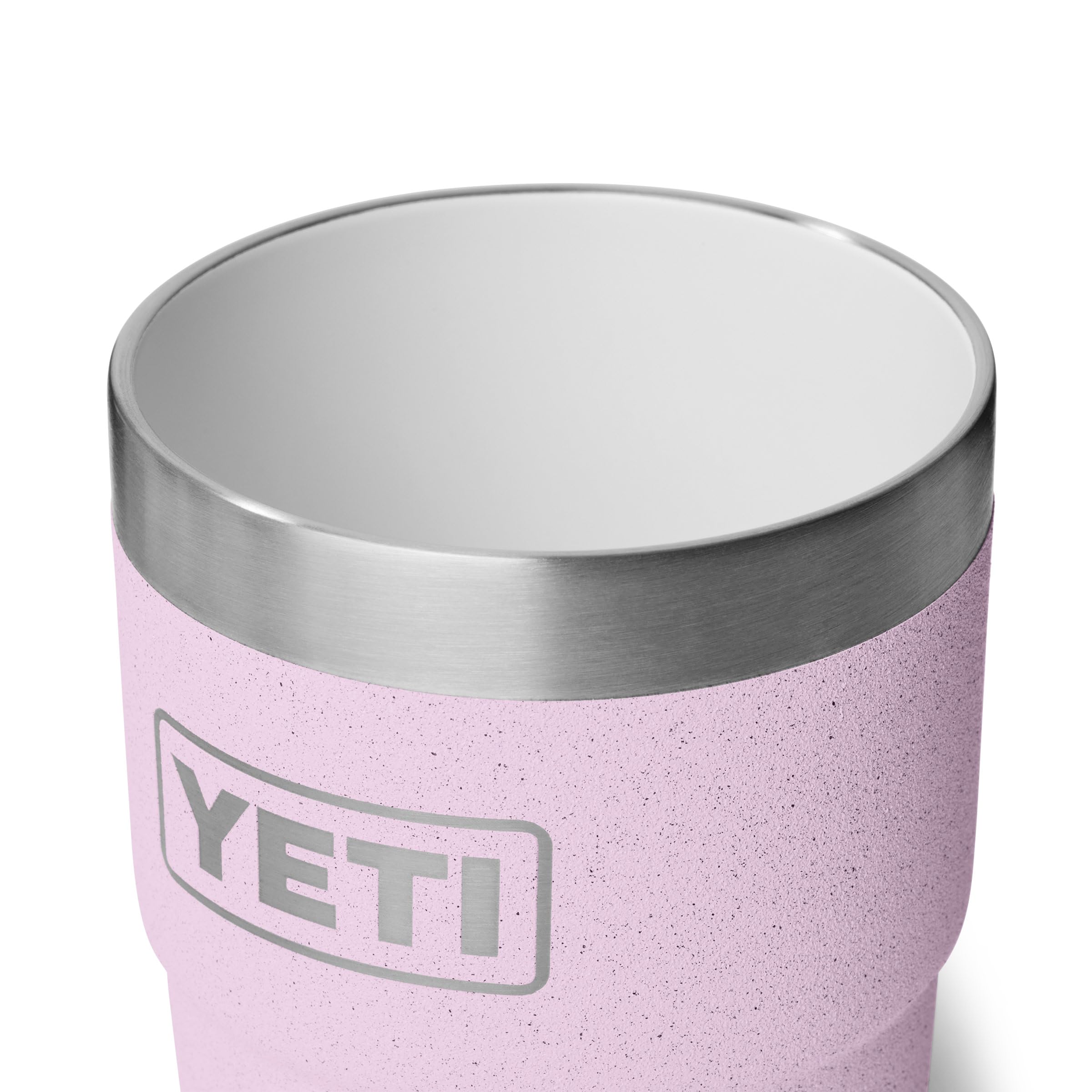 YETI Rambler 8 oz Insulated Coffee Mug with Lid - Stackable Double-Wall Vacuum Insulated Cup - DuraSip Ceramic Lining - Barista-Friendly Design - Stainless Steel - Dishwasher Safe, Cherry Blossom