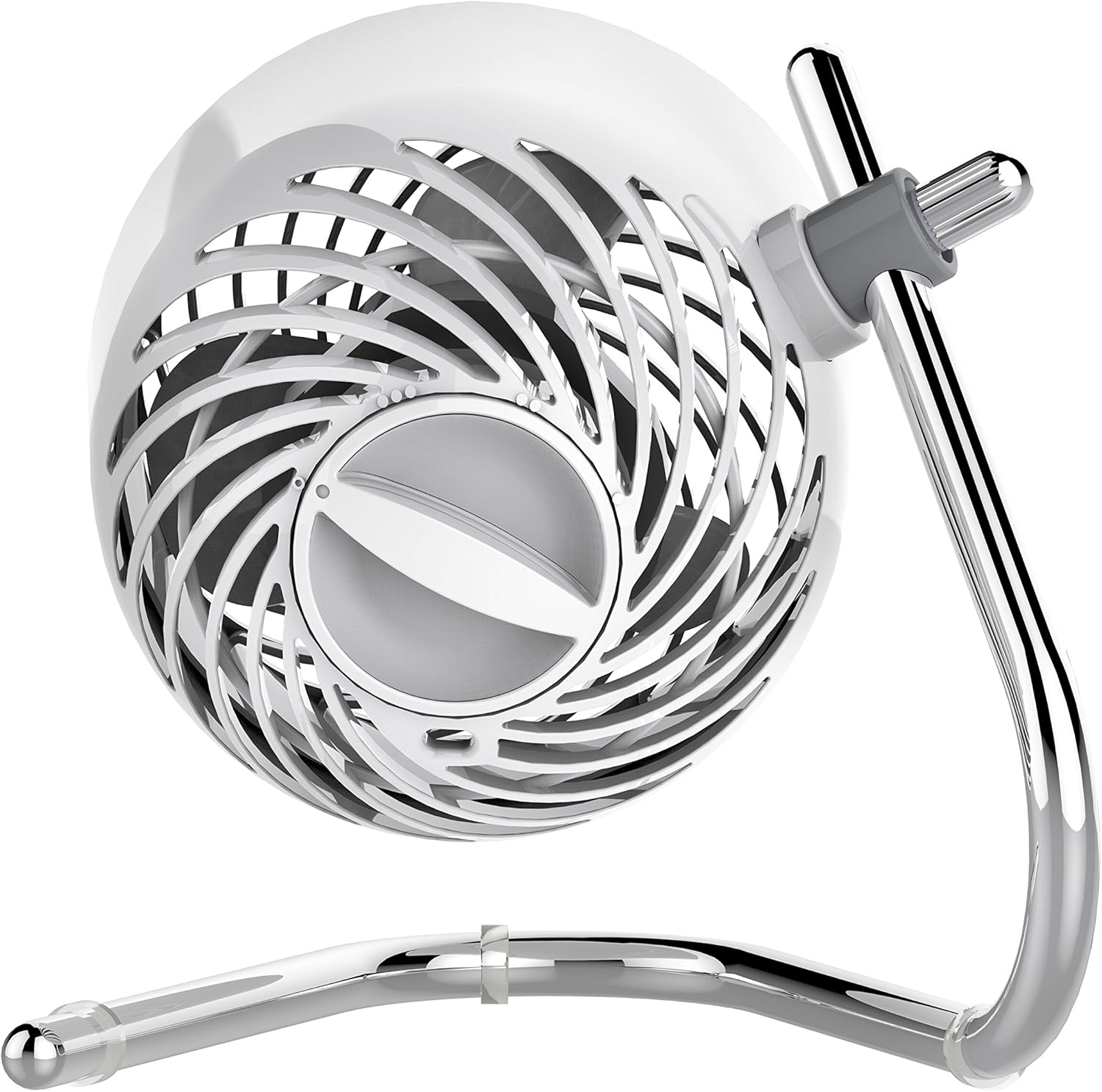 Vornado Pivot Personal Air Circulator - Portable Desk Fan for Cool Comfort | Ice White Finish