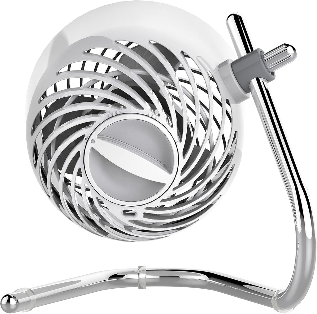 Vornado Pivot Personal Air Circulator - Portable Desk Fan with Powerful Cooling | Ice White