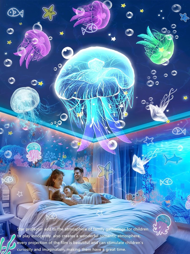 21 Sets of Films + Projector Night Light for Kids, Baby Night Light Projector for Bedroom, Ceiling, Star Projector with 360° Rotation Dimmable for Kids Girls, Birthday, Christmas, Nursery, Room Decor