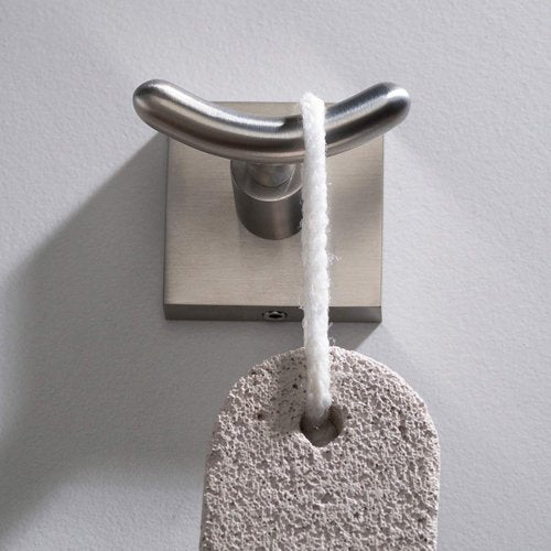 Kraus Ventus Bathroom Robe and Towel Double Hook, Brushed Nickel Finish, KEA-17702BN