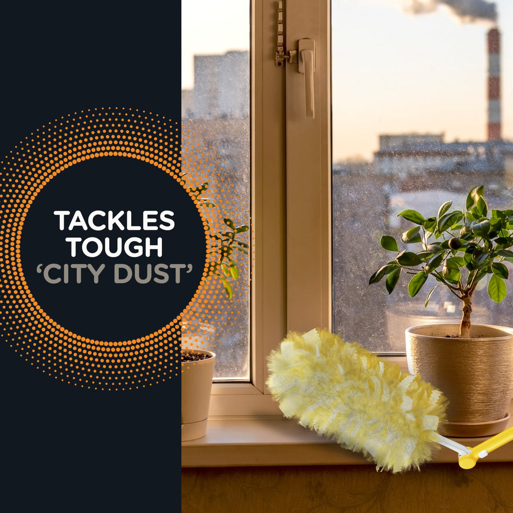Swiffer 360 Dusters Extender Kit, 3 Unscented Dusters With Extendable handle (Packaging May Vary)