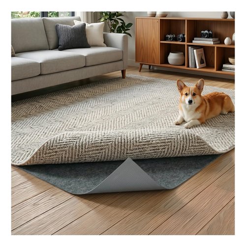 Comfypad - Felt Rug Pad, 2 x 8 Ft Rubber Non-Slip Rug Pad Gripper, Keep Rugs Secure and in Place, Extra Strong Under Carpet Mat Cushion - for All Floors
