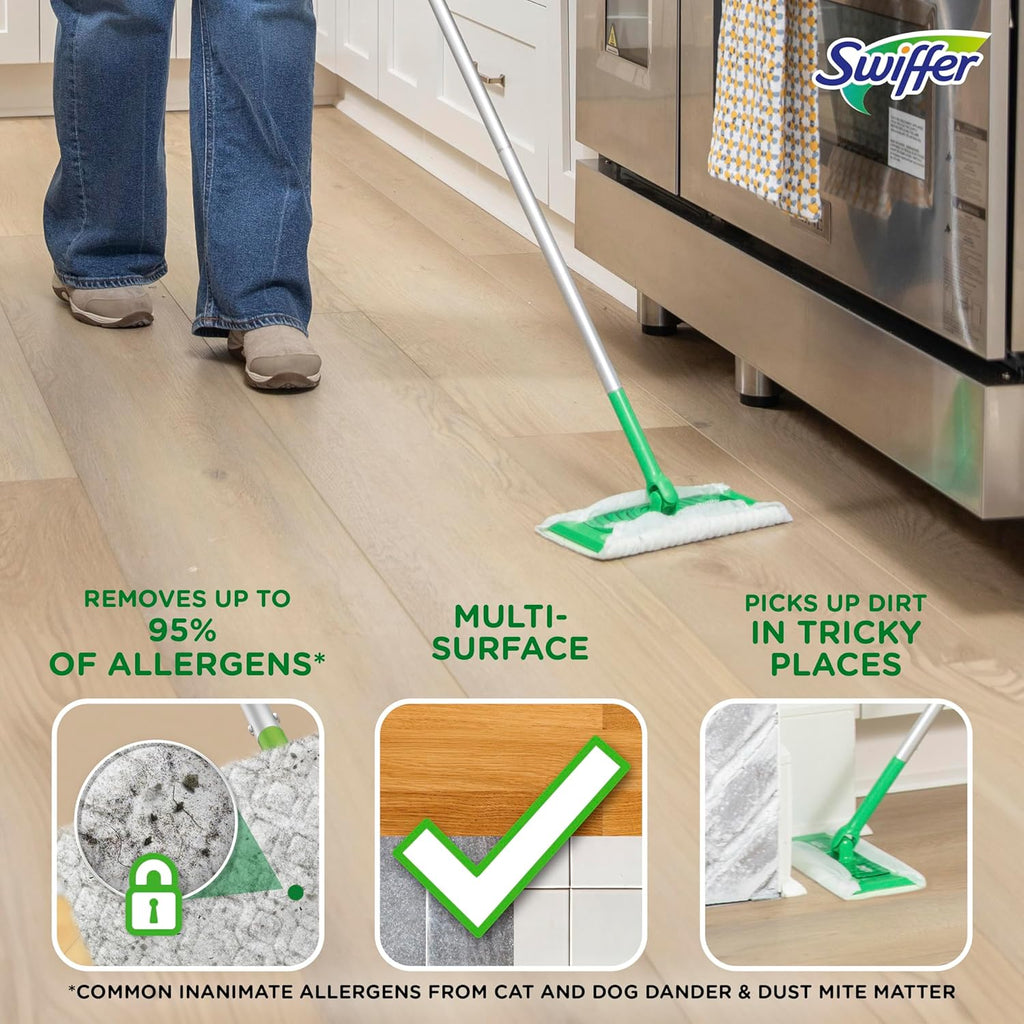 Swiffer Sweeper Dry Sweeping Pad Refills - Unscented Floor Mop Pads | 40 Count