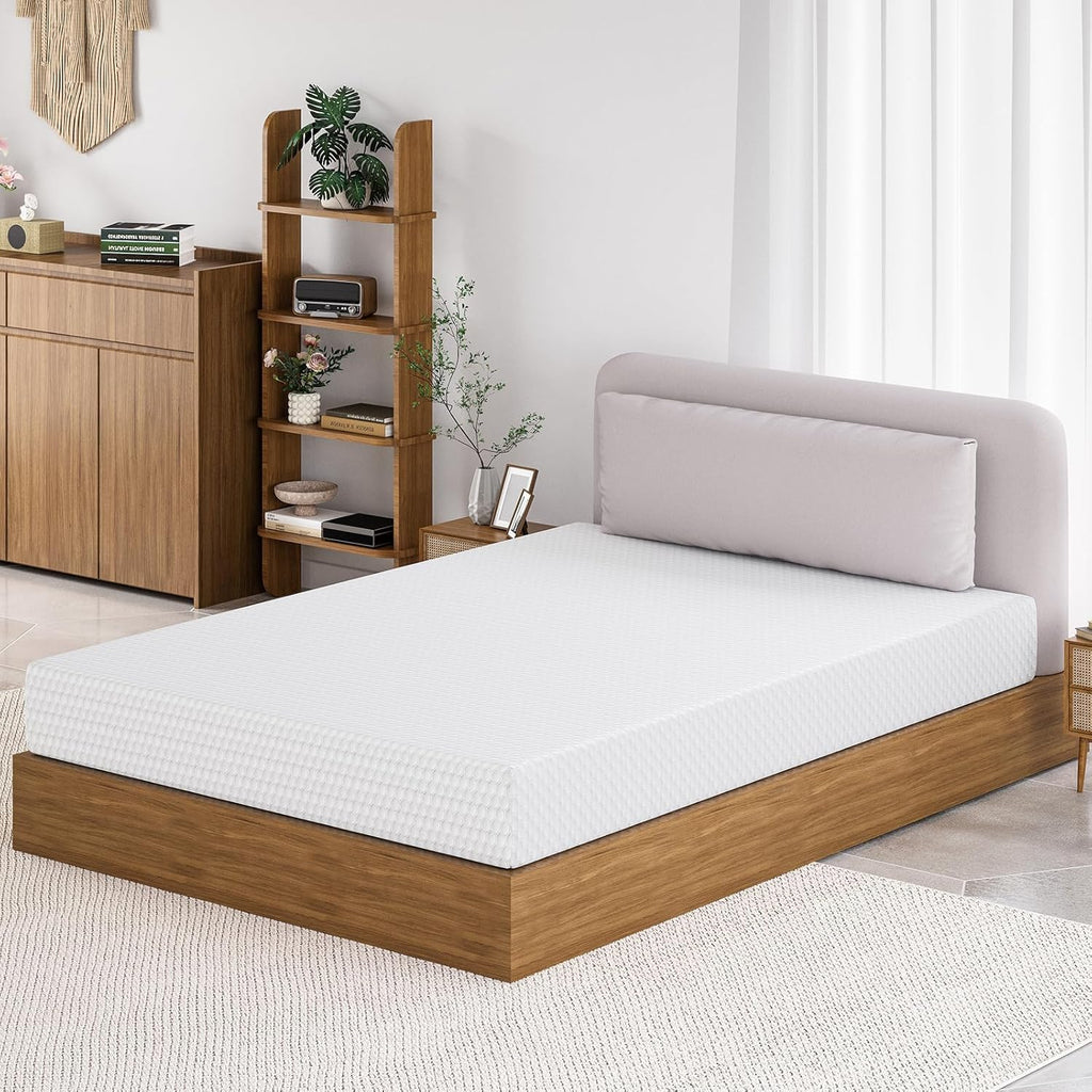 TFD Twin Mattress - 10 Inch Gel Memory Foam for Comfortable & Cool Sleep | Medium Firm, CertiPUR-US Certified