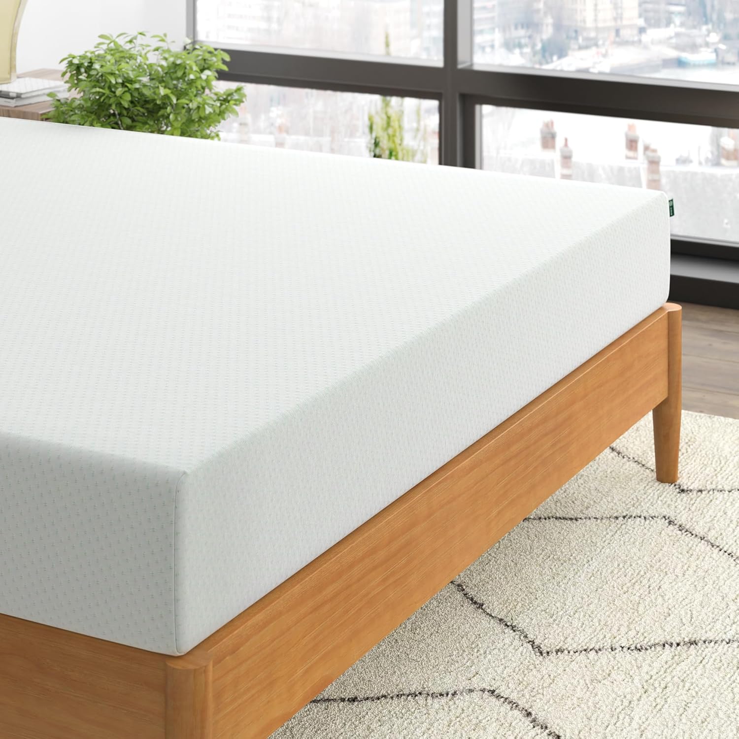 Zinus Memory Foam Mattress - 8 Inch Green Tea Infused Comfort | King Size