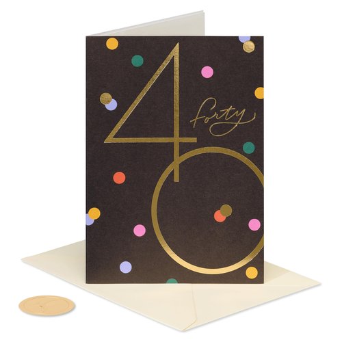 Papyrus 40th Birthday Card for Women, Perfect for Friends or Daughter (Best Decade Yet)