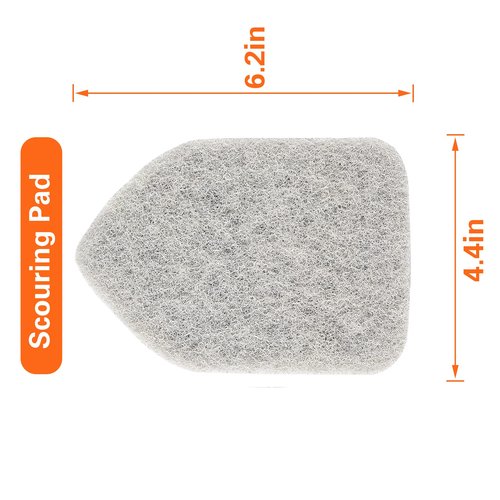 CLEANHOME Scouring Pads 3 Pieces Suitable for Tub Tile Scrubber Brushes（ASIN:B09GF2LSZ8