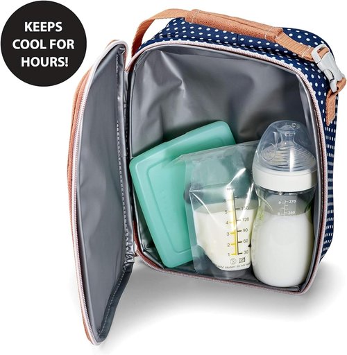 Fit & Fresh Cool Coolers | 4-Pack Slim Ice Packs - Quick Freeze, Space-Saving Design for Lunch Boxes