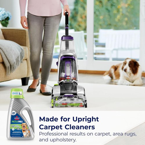 Bissell PET PRO OXY Urine Eliminator - Deep Clean Carpet Solution with Febreze | 48oz, StainProtect Technology