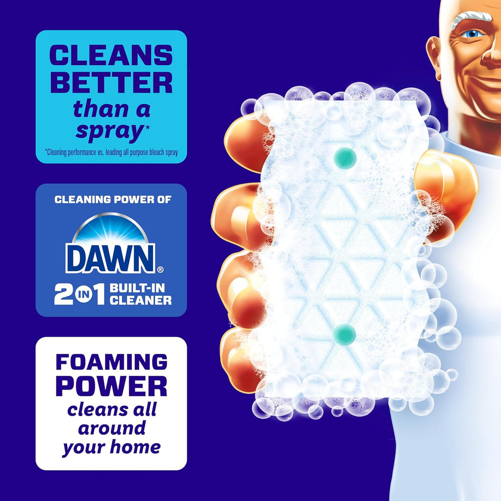 Mr. Clean Magic Eraser - Ultra Foamy All-Purpose Cleaner Sponge | 5 Count for Kitchen & Bathroom Cleaning