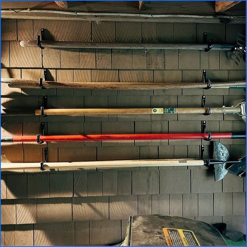 Heavy Duty Garage Storage Hooks by J Utility - 4-Inch Wall Mount Hangers for Tools, Bikes & Ladders | 10 Pack