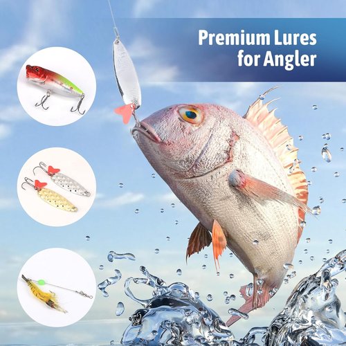 Fishing Advent Calendar 2025 | 24 Days of Premium Fishing Lures – Perfect Xmas Gift for Men & Teens