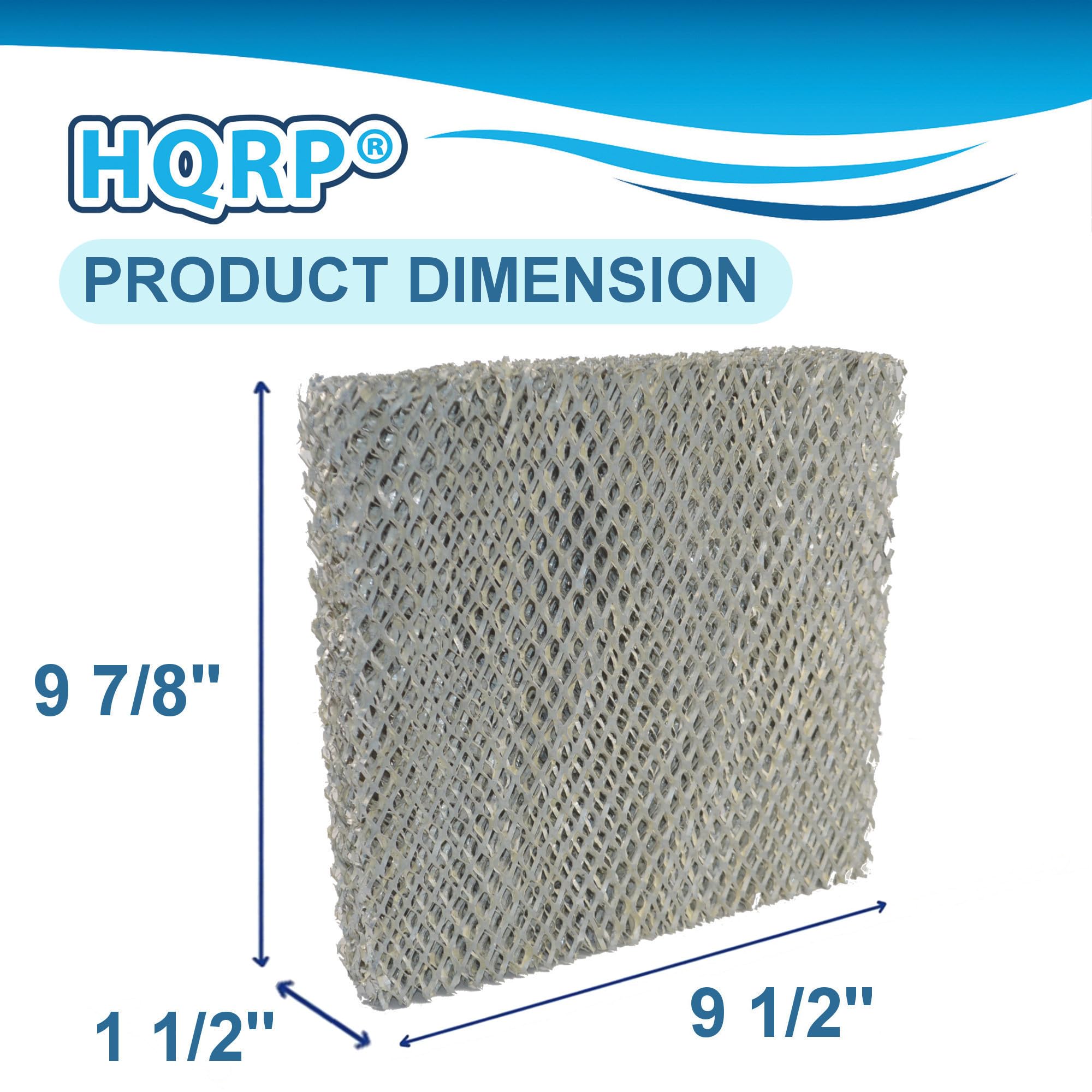 HQRP 2-pack Water Filter compatible with Clean Comfort HE12 HE12A HE12M HE12MM Humidifiers, HEP-GA10 Replacement