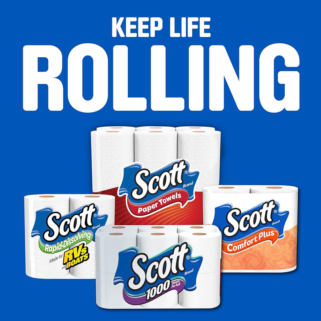 Scott Paper Towels - Choose-A-Sheet Mega Rolls | 12 Rolls = 22 Regular Rolls (102 Sheets Each)